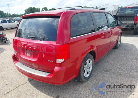 2012 Dodge Grand Caravan Crew z USA, uszkodzony, nr VIN 2C4RDGDG7CR251250